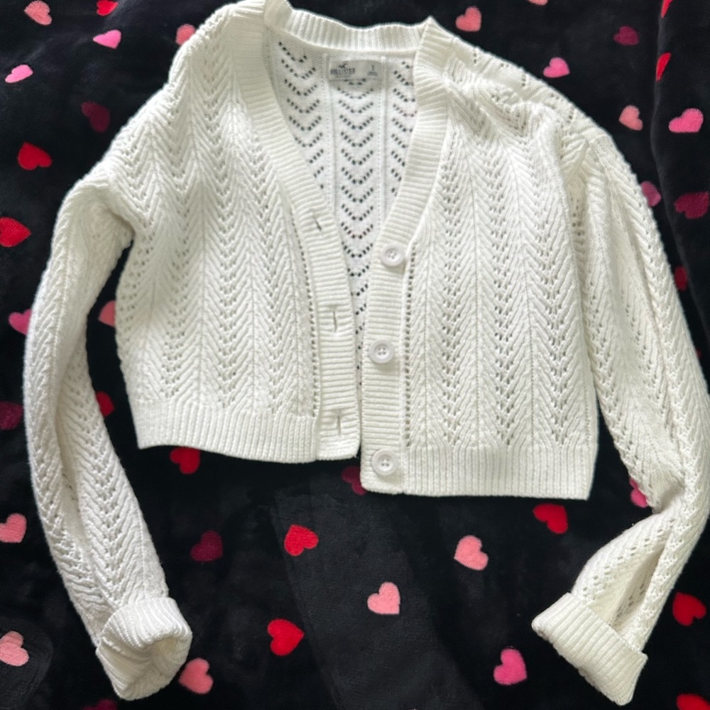 White Hollister sweater